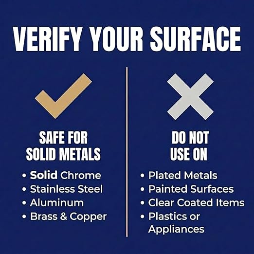 Flitz Metal Polish Paste - 2lb Can of USA-Made Polish for Solid Chrome, Stainless Steel, Aluminum- Non-Abrasive for Light Oxidation - Requires Manual Buffing - Not for Plated/Coated Surfaces (6 Pack)