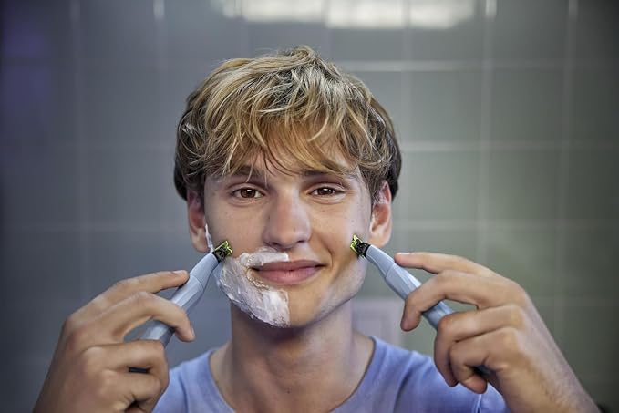 Philips OneBlade First Shave, Teen Hybrid Electric Shaving System, (Gray)