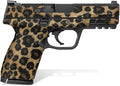 Textured Vinyl Decal Skin Kit for Smith & Wesson M&P M2.0 9mm/.40 4" Compact (Leopard Print)