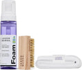 Jason Markk Shoe & Sneaker Ready-To-Use Foam & Delicates Brush Bundles – Safe for Most Footwear Materials, No Water Needed