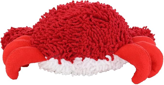 MIGHTY® 2 Pack Microfiber Medium Crab Dog Toys | Ultra Durable Plush Toy with Multiple Layers & Reinforced Seams , Washable and Floats , Mighty® Construction
