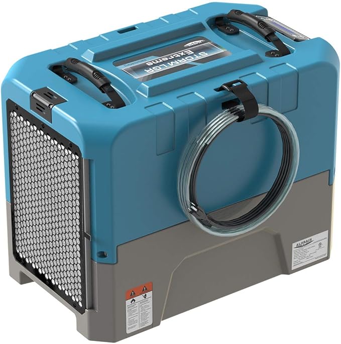 ALORAIR Commercial Dehumidifier with Pump, Up to 180 PPD (Saturation), 85 PPD at AHAM, 6 Years Limited Warranty, LGR Industrial Dehumidifier for Flood Repair, Crawlspace and Basement Drying