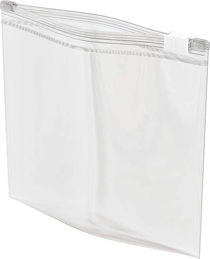 1000 Count - Slider Zip Food Storage Bags, 6" x 6" (1 Pint) 3 Mil Heavy Duty, Strong & Durable for Freezer Storage, for Food, Snacks & More. GPI