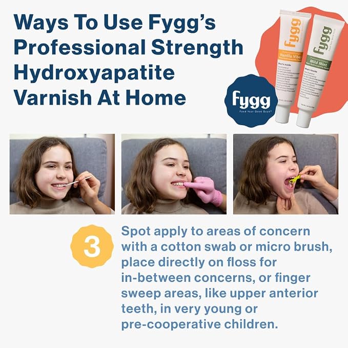 Fygg Nano-Hydroxyapatite Dental Varnish, Mild Mint Flavor