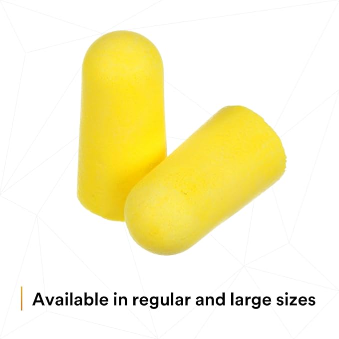 3M Ear Plugs, 200/Box, E-A-R TaperFit2 312-1219, Uncorded, Disposable, Foam, NRR 32, For Drilling, Grinding, Machining, Sawing, Sanding, Welding, 1 Pair/Poly Bag