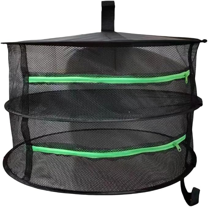 Simple to Open Drying Fabric Bag for Better Ventilation When Storing Foods or Drying Wet Laundry Outdoor Net