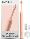 SURI 2.0 New Sonic Electric Toothbrush with Pressure Sensor | 1 Month+ Battery | Electric Toothbrush for Adults | Travel Toothbrushes | Tooth Brush | Pink