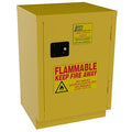 Jamco 12 Gallon Steel Flammable Safety Cabinet, Manual Doors, Yellow | Under-Counter Steel Flammable Storage Cabinet, Lockable Doors, 24"W X 22"D X 35"H, Osha & Fm Certified, Made In Usa