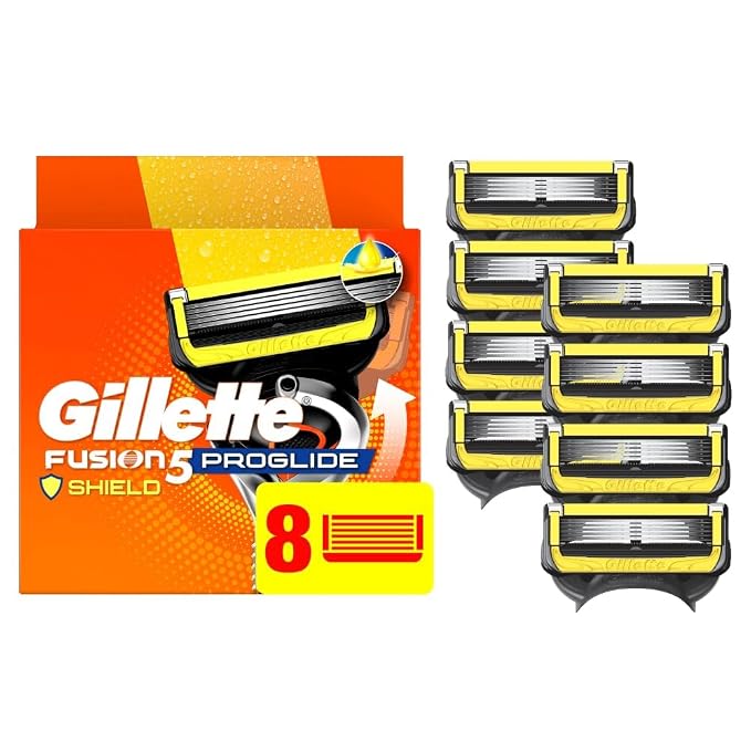 Gillette Fusion5 ProShield Men's Razor Blades, 8 Blade Refills