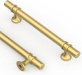 Asidrama 10 Pack 6.3 Inch(160mm) Brushed Gold Kitchen Cabinet Handles, Cabinet Pulls Kitchen Cabinet Hardware Cupboard Handles Drawer Pulls