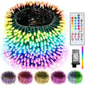 Pooqla 500 LED Color Changing Christmas String Lights with Remote, 164 ft