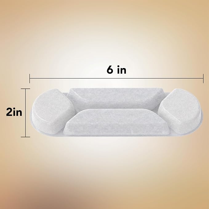UPSKY 5 Pcs Replacement Filters for 8.5L Elevated Dog Water Fountain | Multi-layer Filtration, Removes Hair, Odors & Heavy Metals, Keeps Water Clean & Fresh, Individual Packaging