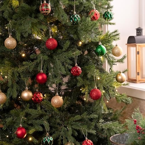 Valery Madelyn 50ct Christmas Tree Decorations Ball Ornaments 2.36 Inches