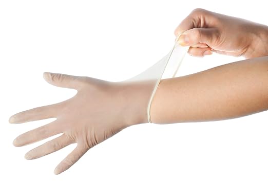 CARE PLUS Pro Vinyl Clear Gloves - Small Size, 100 Count | Latex-Free, Powder-Free, Heavy Duty, Non-Sterile, | Food Prep, Kitchen & Cleaning Gloves, Hair Coloring | Ideal for Professional Use