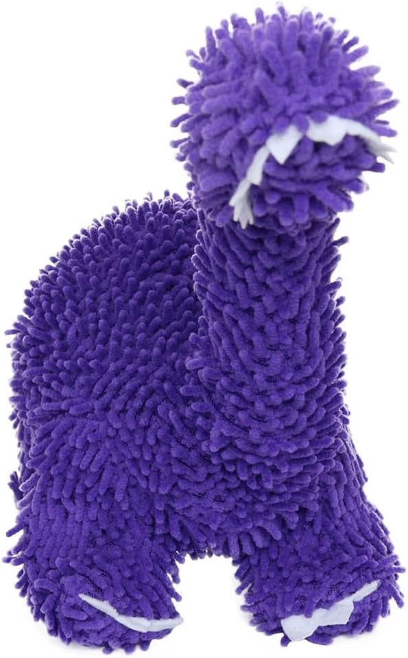 MIGHTY Tuffy Microfiber Medium Ball Brachiosaurus Dog Toy | Ultra Durable Plush Toy with Multiple Layers & Reinforced Seams , Washable and Floats , Mighty® Construction