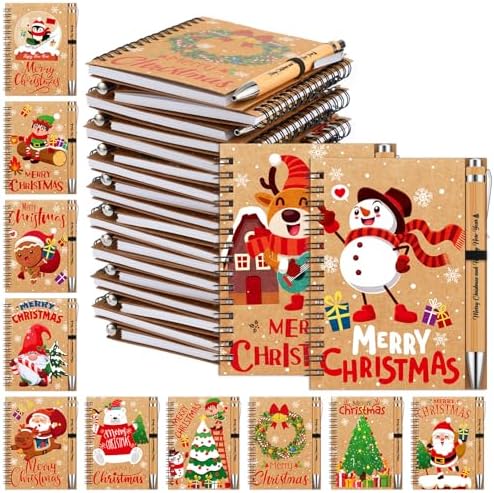 Gueevin 72 Pcs/36 Set Inspirational Notebook Pen Gifts Bulk, Cute