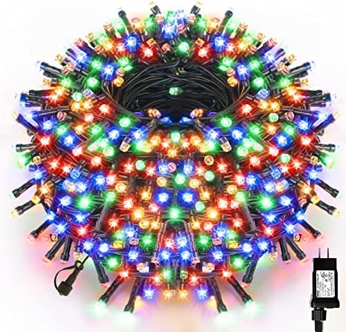 500 LED Multicolor Christmas Lights Christmas Tree Light Outdoor