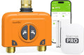 RAINPOINT WiFi Water Timer for Garden Hose, 2 Zone WiFi Sprinkler Controller, Smart Hose Timer Valve, Automatic Drip Irrigation System/Rain Delay for Garden/Lawn (Orange)