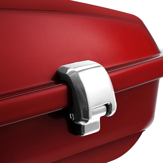 Wicked Red 5.5" Razor Trunk W/Latch Key Fit For Harley 2014-2025 Touring CVO Road King Road Glide Street Glide Electra Glide Ultra Limited Pack