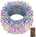 KNONEW 403ft 1000 LED String Lights Outdoor Christmas Lights 8 Modes & Timer Fairy Light Plug in Waterproof LED String Lights for Xmas Yard Tree Wedding Party Holiday Decorations (Multicolor)