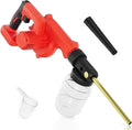 Dinftin Electric Diatomaceous Earth Duster Compatible for Milwaukee 18V Battery(Battery Not Included), Garden Dust Applicator with 1L Capacity and 7.5" Nozzle, Versatile Leaf Blower & Powder Sprayer