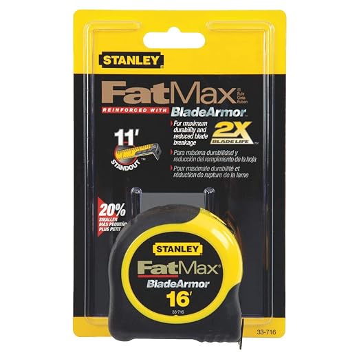 Stanley Tools 33-716 6 Pack 16ft. Fat Max Tape Rule
