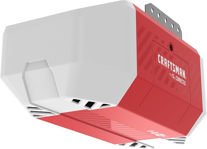 Craftsman Belt Drive Garage Door Opener, 3/4 HP, Wi-Fi, Battery Backup | Heavy duty Chain-Drive, myQ compatible, Quiet performance, Includes: 2 remotes, wall control & safety sensors