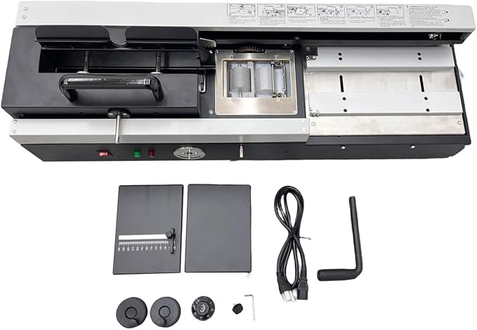 INTBUYING Hot Glue Book A4 Binder Machine Hot Melt Glue Binding Machine 200 Books Per Hour Max Binding Thickness 1.57in 110V 1200W