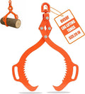 ovsor 2 Claw 20'' Log Tongs Timber Claw Hook for Skidding Tongs, 800lbs Lifting Capacity | Professional Log Grapple Heavy Duty 360° Swivel Log Lifting Tongs, Dragging Logging Silky Smooth Effort Saving