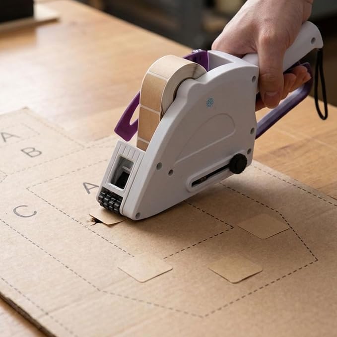 Hand Held Label Applicator, Manual Applicator Target Pasters Gun for Automatically Peel Off and Stick for Target Pasters Round Square Irregular Shape(Yh-30, 22-35mm Label Width)