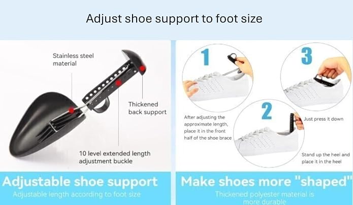 Shoe Laundry Cleaning Bag for Sneakers Tennis Shoes, 1pc Shoe Washing Machine bag, 2 Pairs of Adjustable Shoe Trees, 1 Cleaning Shoe Brush, 1 Bag for Drying Shoes, bolsa de zapatos para lavadora