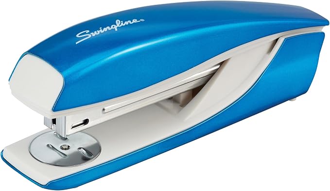 Swingline Stapler, NeXXt Series Wow, Desktop Stapler, 40 Sheet Capacity, Blue (55047036)