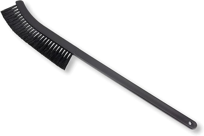 SPARTA Plastic Narrow Radiator Brush for Dusting Between Radiators, Vents, And Ducts, 24 Inches, Black, (Pack of 6)