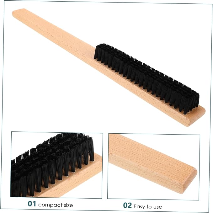 FRCOLOR Clothing Bristles Brush Handle Household Hat and Clothes Care Tool for Lint Removal and Scrubbing