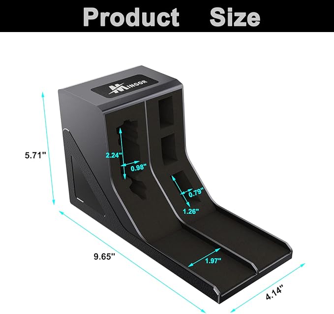 Pistol Rack Handgun Holder, Foam Protective Pistol Gun Magazine Stand Storage, Gun Safe Organizer Accessories