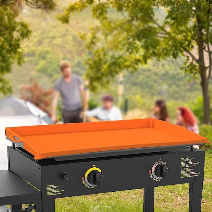 Silicone Griddle Cover for Flat Top Grill | for Cuisinart CGG-180 17" Portable Griddle Protects Grill Surface From Rust And Dust