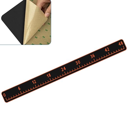 HZshark EVA Foam Fish Measuring Board, Fish Ruler with 3M Self-Adhesive Backing,48" Fishing Tape Measure for Boats Sailboats Yachts Kayaks