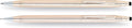 Cross Classic Century Refillable Fine Ballpoint Pen and 0.7mm Pencil Set, Includes Premium Gift Box - Lustrous Chrome