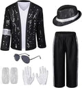 Kids Dance Star Costume,80s 90s Pop Star Dance Party Outfit