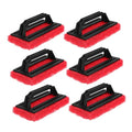Mobestech 6pcs Screen Ink Remover Scrub Brush with Handle Cleaning Tool for Screen Printing and Compact Design for Easy Storage and Versatile Use