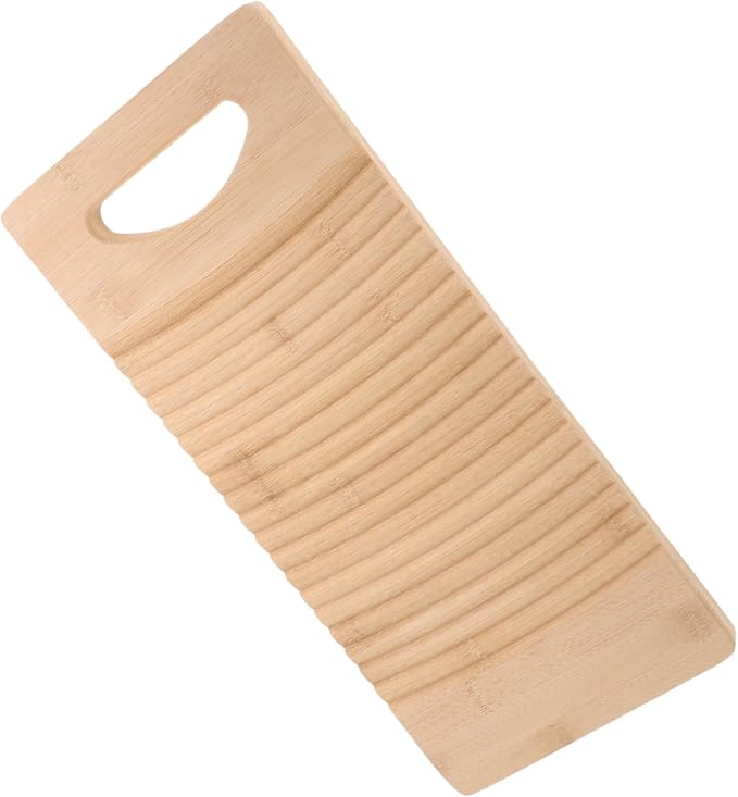 Laundry Board for Boys and Girls Bamboo Wash Board for Hand Washing Cloths at Home
