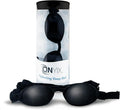 Onyix Silicone Hydrating Sleep Mask, Black | Adjustable, Medical Grade Silicone Mask for Nighttime Dry Eye Relief and Hydration