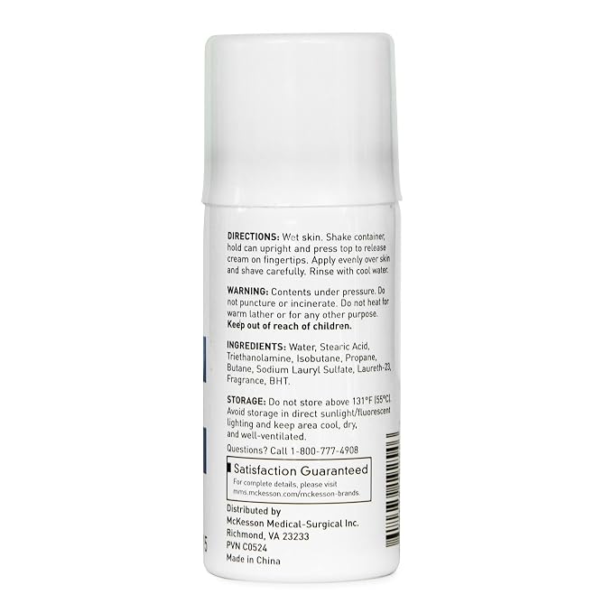 McKesson Foamy Shaving Cream Bulk 1.5 oz [144 Count] Foam Lavender Scented for Men and Women