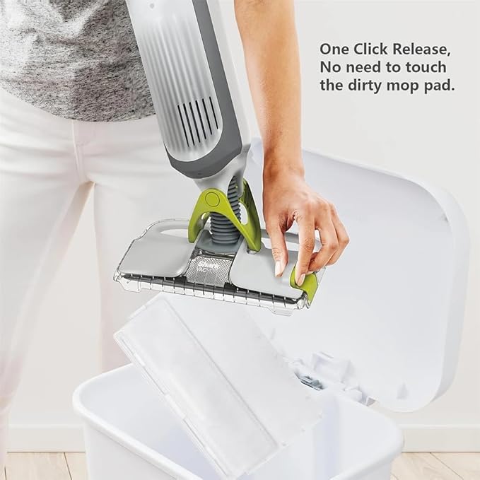 Disposable Replacement Vac Mop Pads for All Hard Floors Compatible with Shark VACMOP VM252 VM200 VM190 VM250 VM251 VM200C VM252C VC205 QM250 (40 Pack