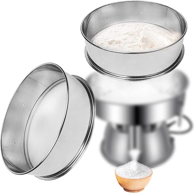 Sidasu Vibrating Sifter - Stainless Steel Vibrating Sieve 40 Mesh for Automatic Powder Sifter Machine