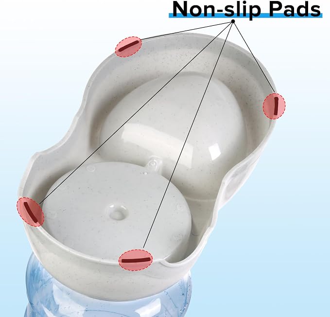 Kenond 3 Gallon Large Dog Water Dispenser, Automatic Gravity Water Bowl | Wide Mouth, Easy to Clean/ Gravity Filled/ Large Capacity/ Multi Pet Home