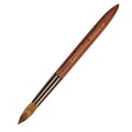 100% Pure Kolinsky Hair Acrylic Nail Brush Sandalwood Handle Professional Manicure Brushes for Powder Nail Acrylic Application - Salon & DIY Nail Art Essentials - Size 18, 1.0 Count