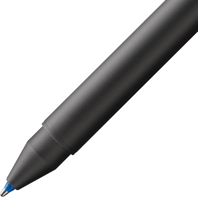 Lamy st black tri pen Multifunctional pen – slim stainless steel mechanical pencil & ballpoint pen in one – includes M 21 ballpoint refill in blue and red & M 41 fine-line refill (0.5 mm)