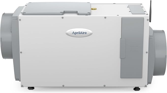AprilAire E100W Wi-Fi Dehumidifier – 100 PPD for Crawl Spaces, Basements, Whole Houses up to 5,500 Sq. Ft., Part of the AprilAire Healthy Air System