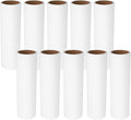 Lint Roller Refills 10 Rolls 38mm Core Sticky Replacement for Pet Hair Remover, Furniture and Car Seat Lint Roller Refill Pack, White Tape for Household Cleaning